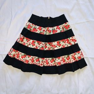 Floral Print Skirt